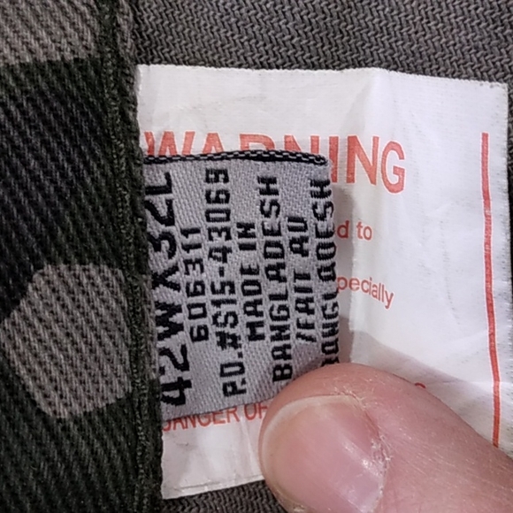 Work King camouflage pants khaki 42x32 - Picture 4 of 5